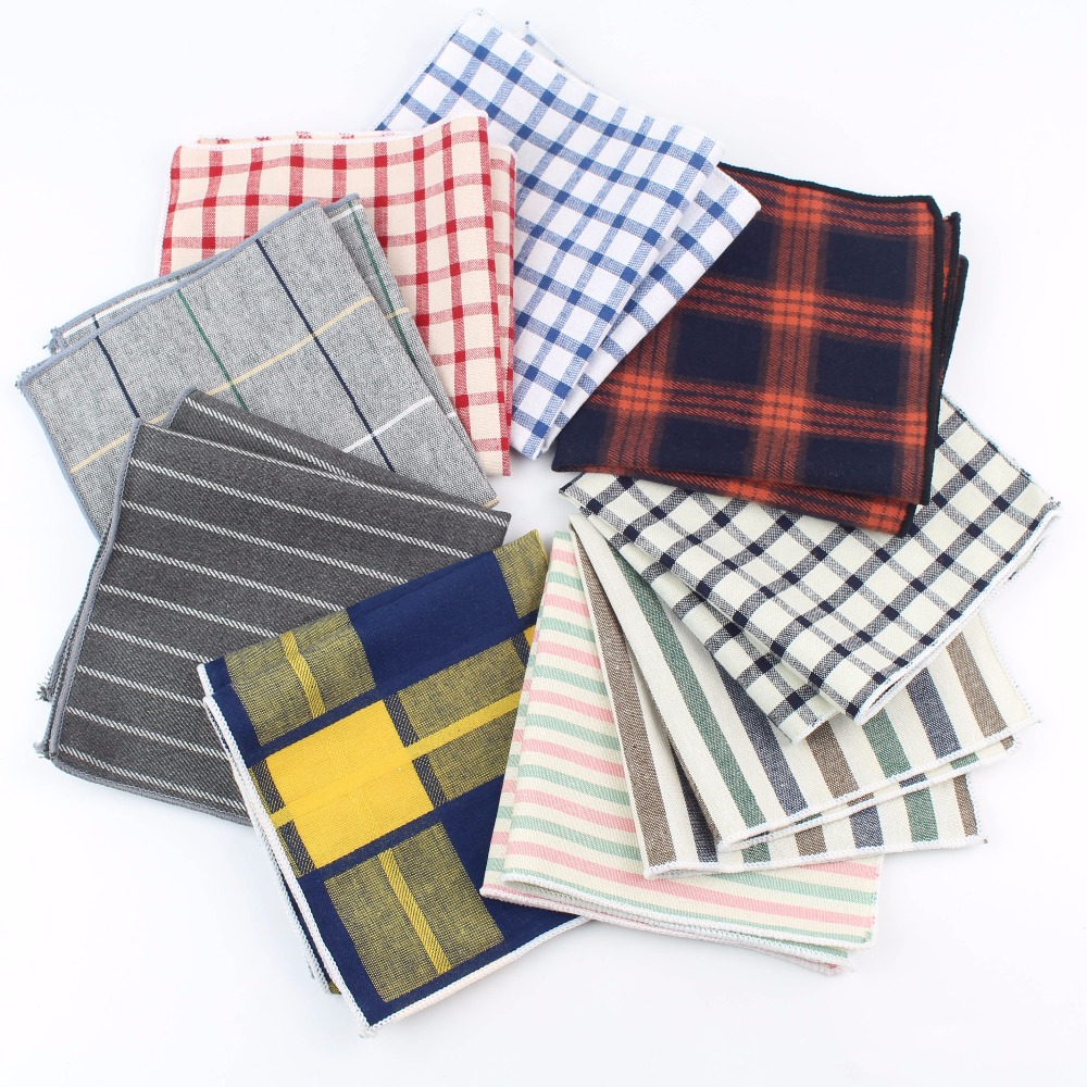 Handkerchief Cotton Men - Kobiety bawełniane chusteczki tkane kolorowe drukowanie