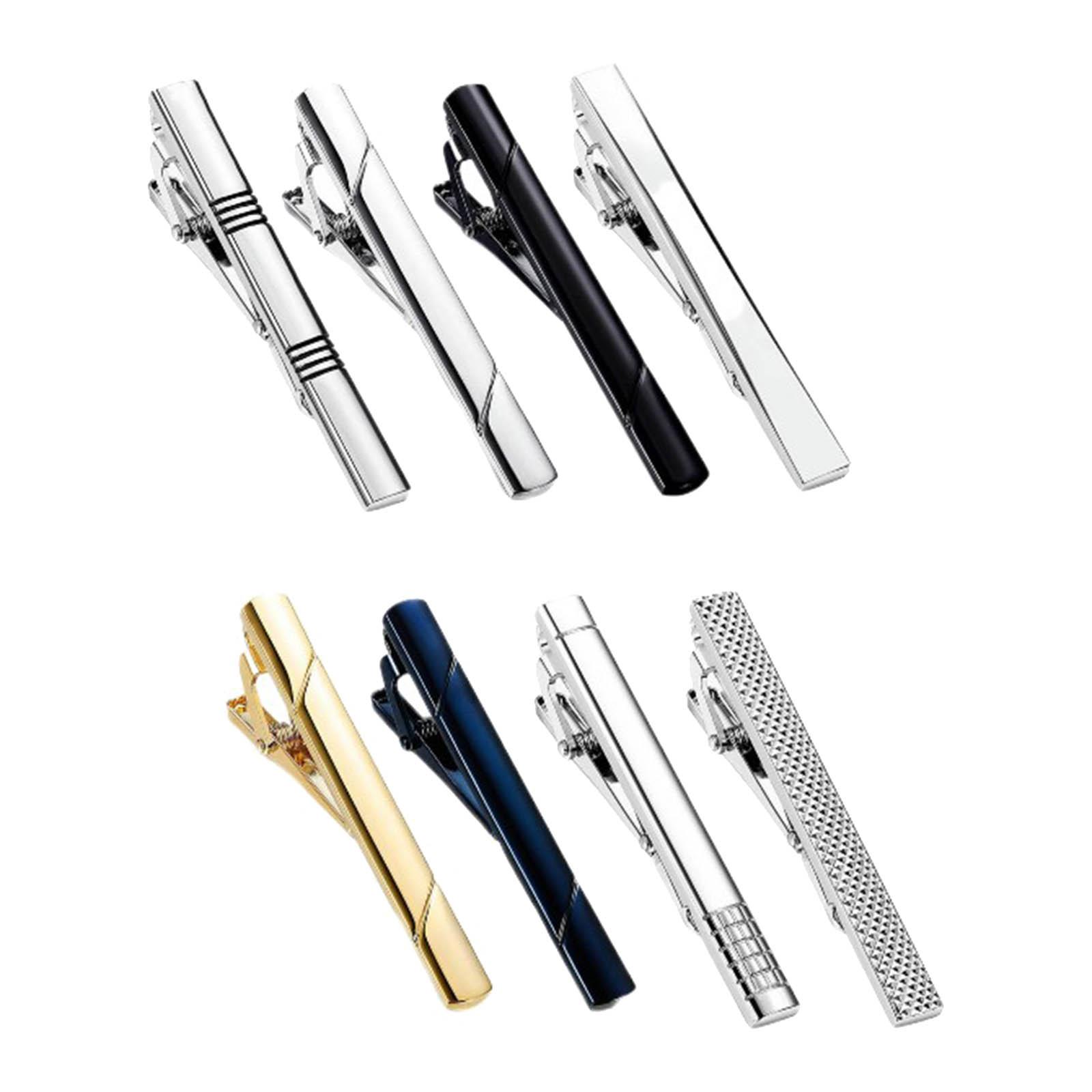 Tie Bar Set Gift - Klipsy do krawata Guziki Koszula Ślub