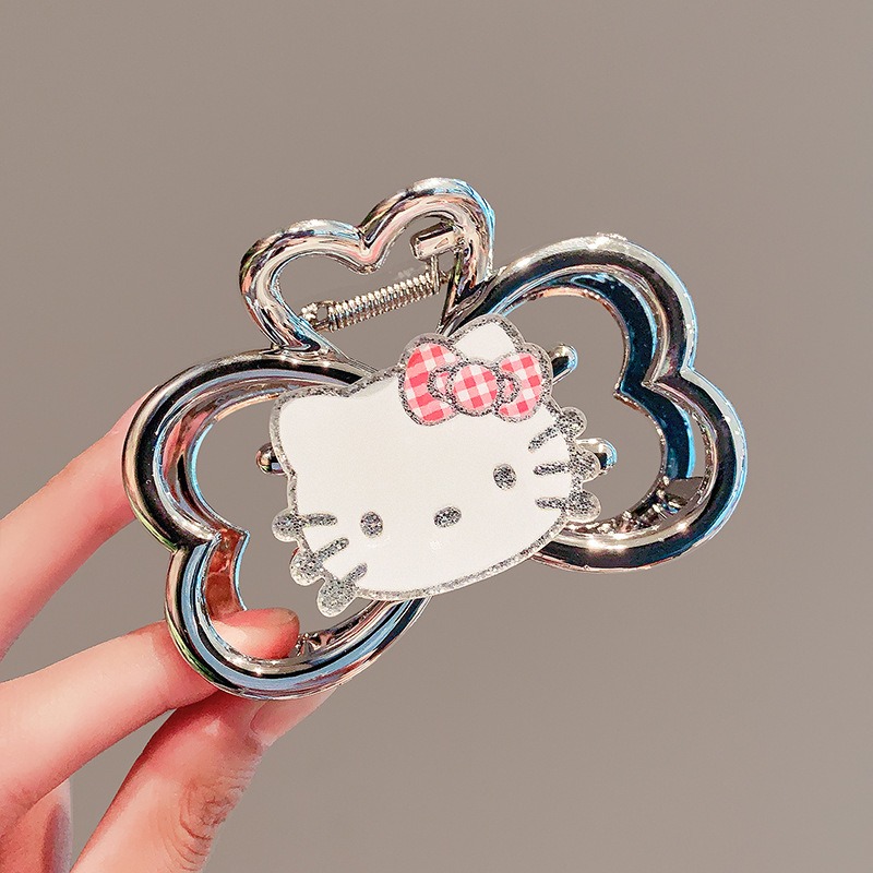 Tie Clip Silver - Klips do włosów Hello Kitty Kawaii