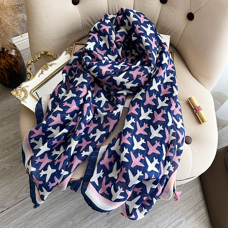 Pashmina Wrap Large - Luksusowa marka szalik bawełniany szal damski