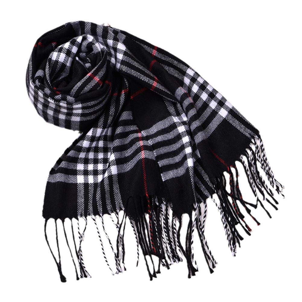 Muffler Men Wool - Szaliki zimowe w stylu brytyjskim ze