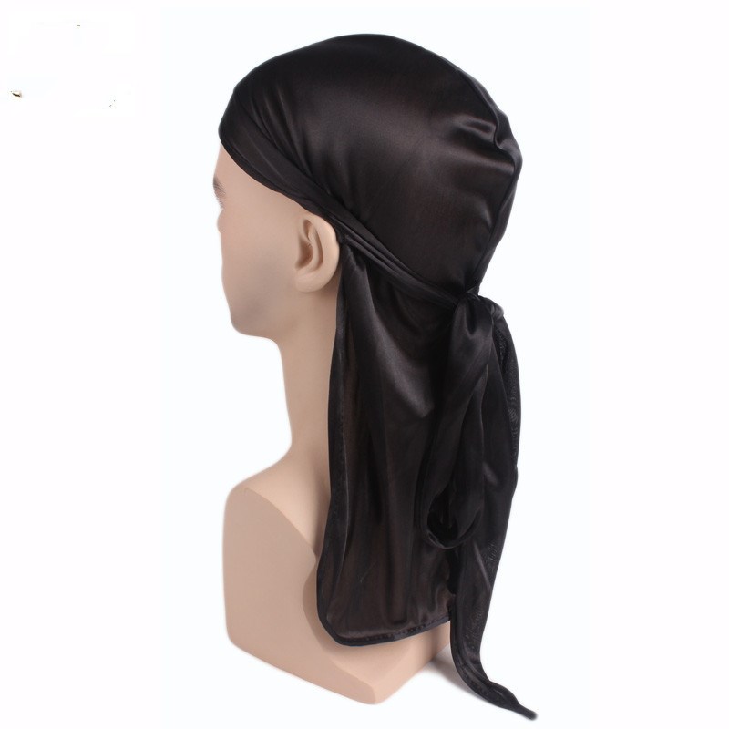 Bandana Doo Rag - Oddychające męskie Silky Satin z dzianiny