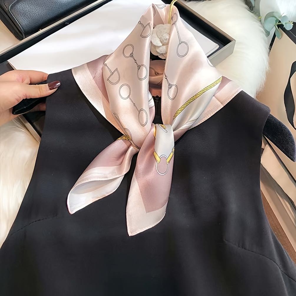 Scarf Silk Square - Luksusowa apaszka kwadratowa ze 100% czystego