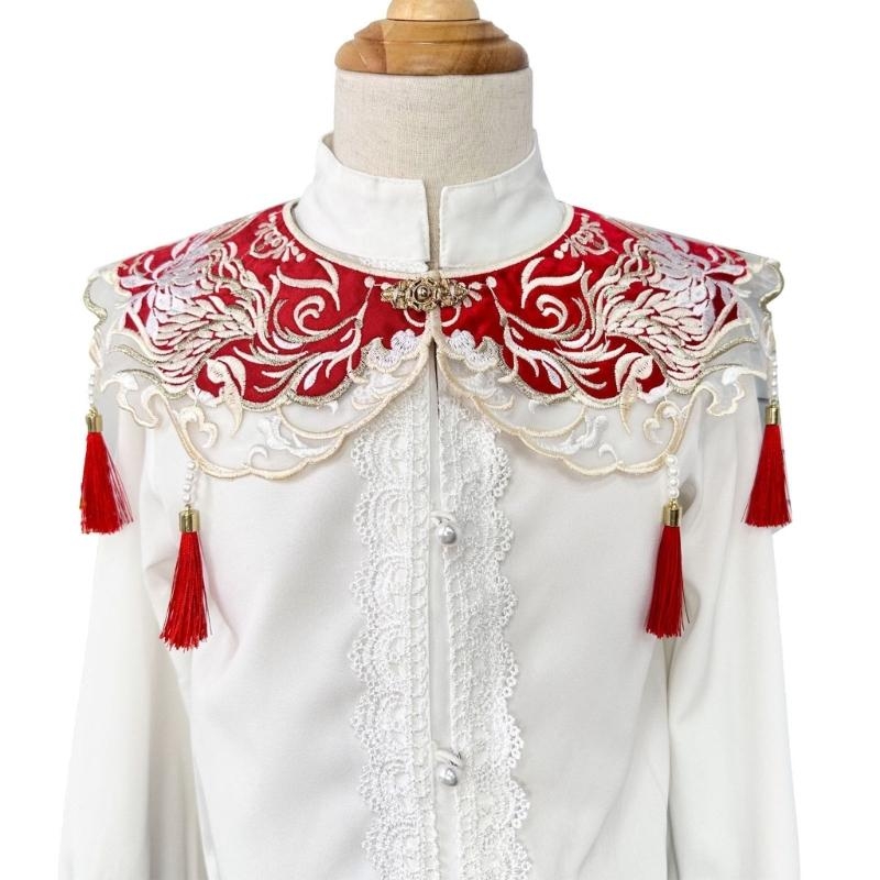 Stole Wedding Shawl - 39BD Modny szal unisex Luksusowy, ręcznie
