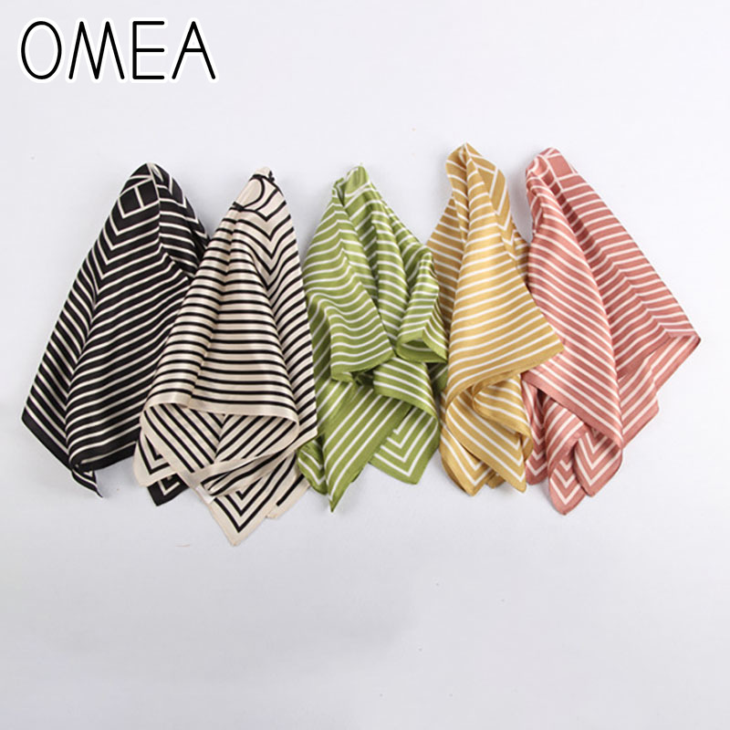 Silk Tie Striped - OMEA 100% szalik z naturalnego jedwabiu