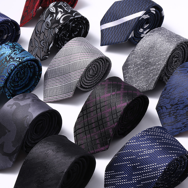 Skinny Tie Men - Luksusowy, obcisły 6CM męski krawat krawaty