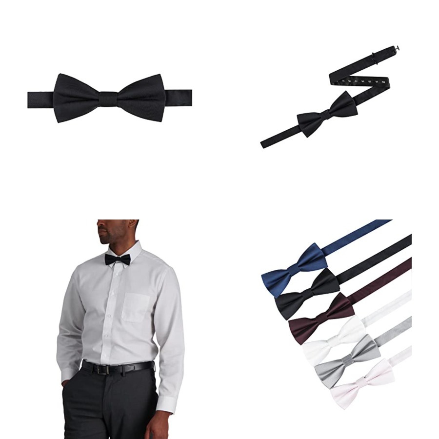 Bow Tie Pre Tied - Męskie muchy Unison Solid, gotowe do