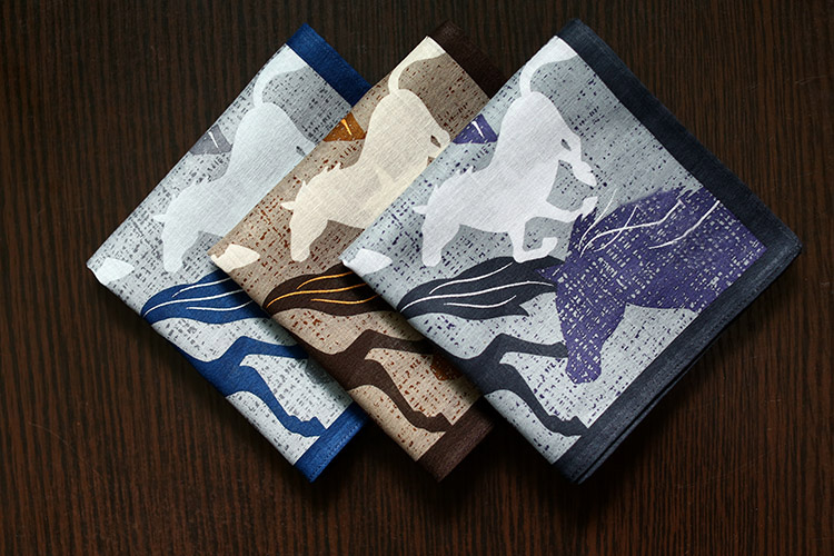 Handkerchief Cotton Men - Dobrej jakości japonia bawełniane chusteczki, konie