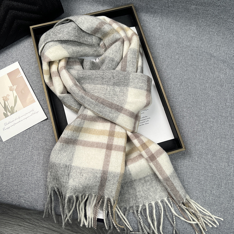 Muffler Men Wool - Wysokiej jakości szalik ze 100% wełny,