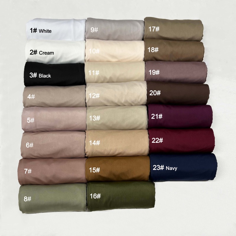 Head Wrap Turban - E2 Premium Liquid Jersey Hidżab Szal