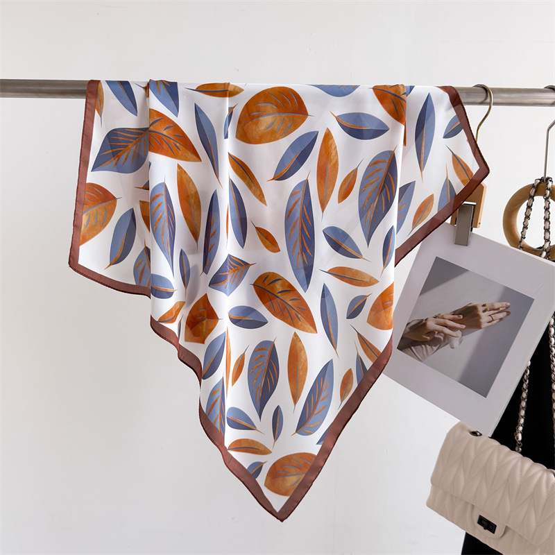 Face Scarf Mask - Luksusowa marka drukuj 70cm kwadratowe szaliki
