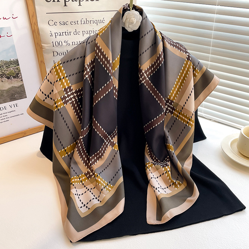 Silk Tie Striped - Nowa letnia apaszka z jedwabiu twill