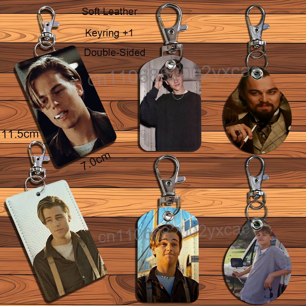 Lanyard Badge Holder - Daj znaczącą znaczenie: Leonardo DiCaprio Skórzany