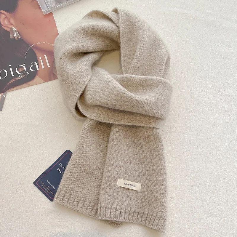 Muffler Men Wool - Wysokiej jakości 100% wełniany szalik Mężczyźni
