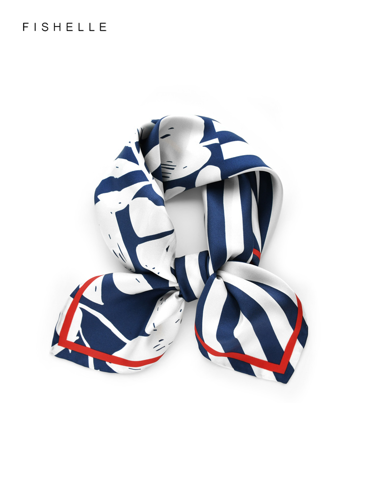 Niebieska z białymi paskami na – Silk Tie Striped recenzja i cena