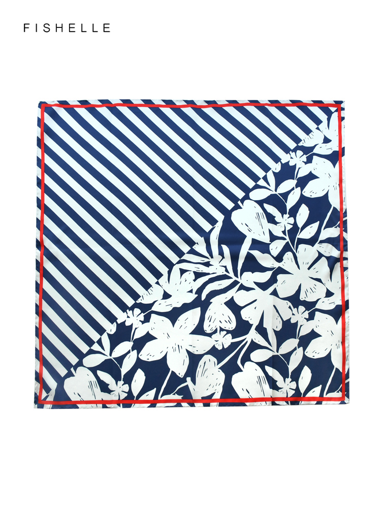 Niebieska z białymi paskami na – Silk Tie Striped recenzja i cena