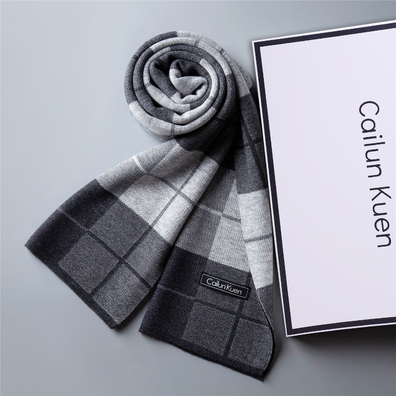 Nowy męski uniwersalny szal z  – Muffler Men Wool recenzja i cena