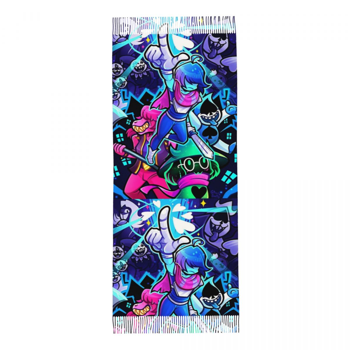 Szal Deltarunes Damski Zimowy  – Pashmina Wrap Large recenzja i cena