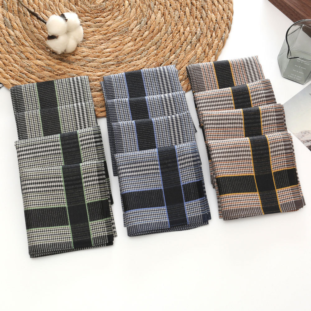 3/6/12 szt. Męskie chusteczki  – Handkerchief Cotton Men recenzja i cena