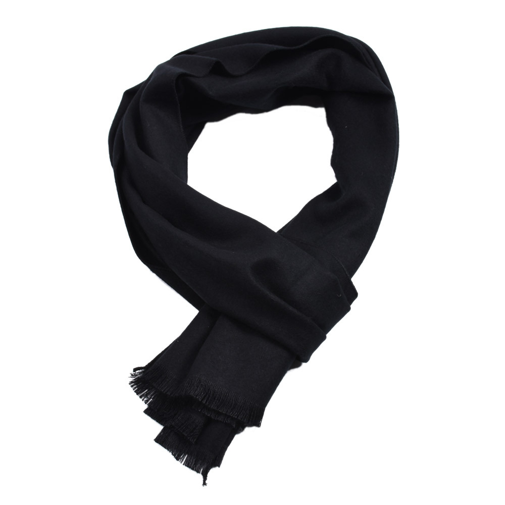 Jednokolorowy szalik z kaszmir – Muffler Men Wool recenzja i cena
