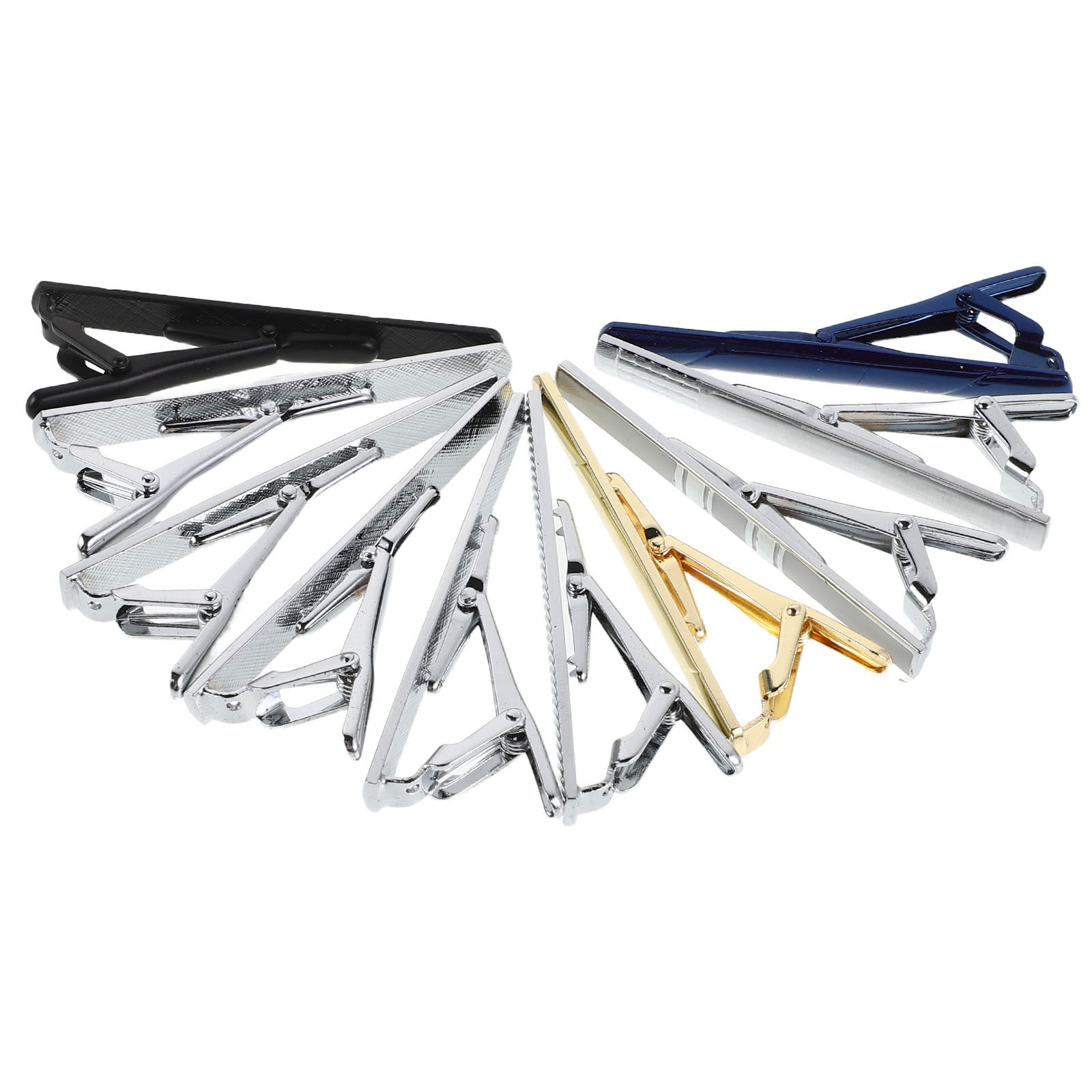 Zestaw 10 klipsów do krawata,  – Tie Bar Set Gift recenzja i cena