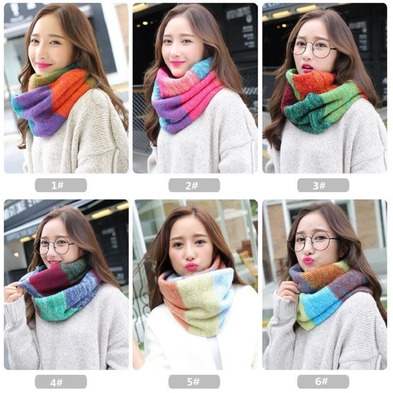 VISROVER kolorowe szaliki dams – Infinity Scarf Knit recenzja i cena