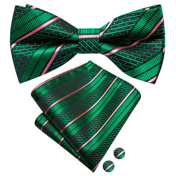 Męska mucha, poszetka, spinki  – Bow Tie Pre Tied recenzja i cena