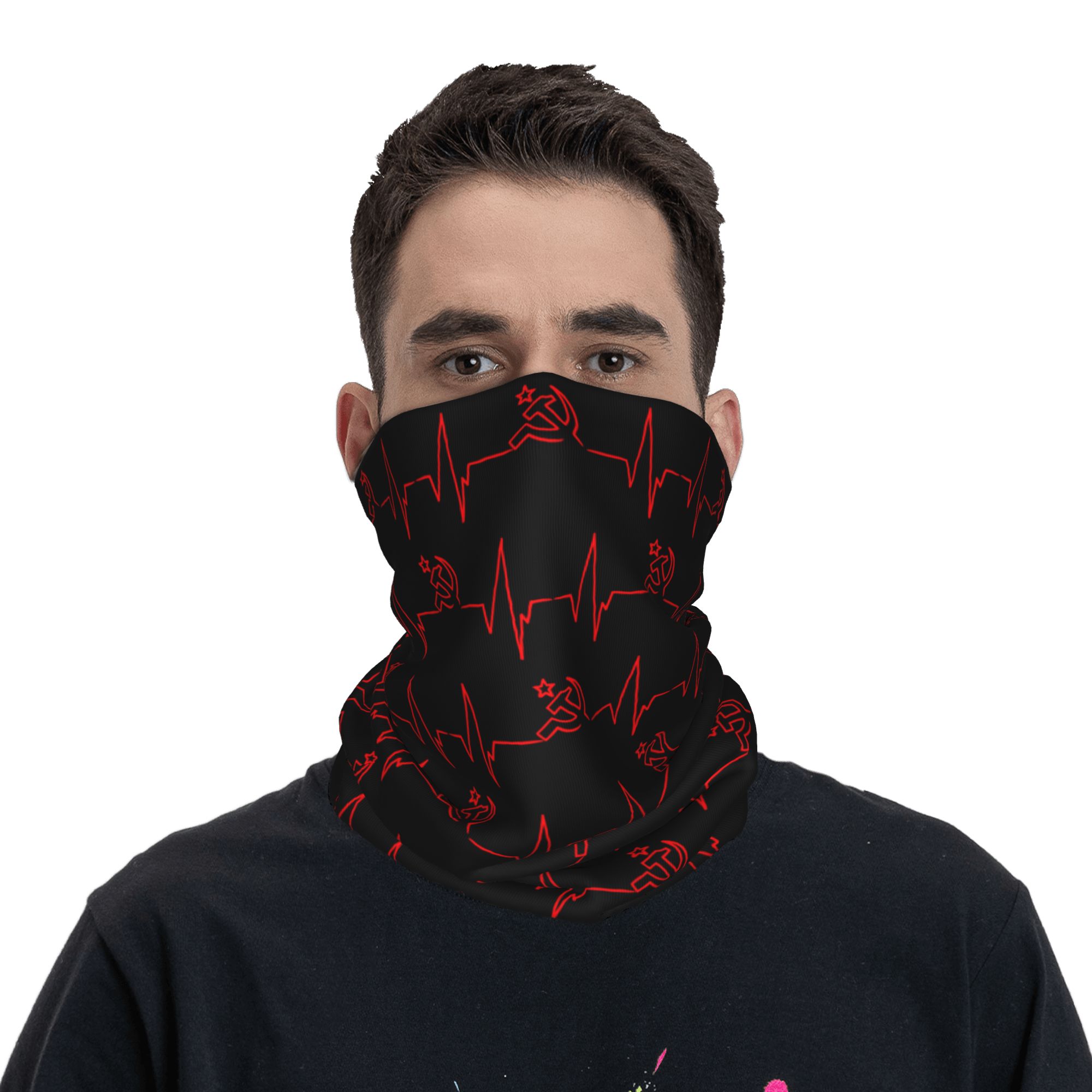 Chusta na szyję z motywem serc – Neck Warmer Tube recenzja i cena