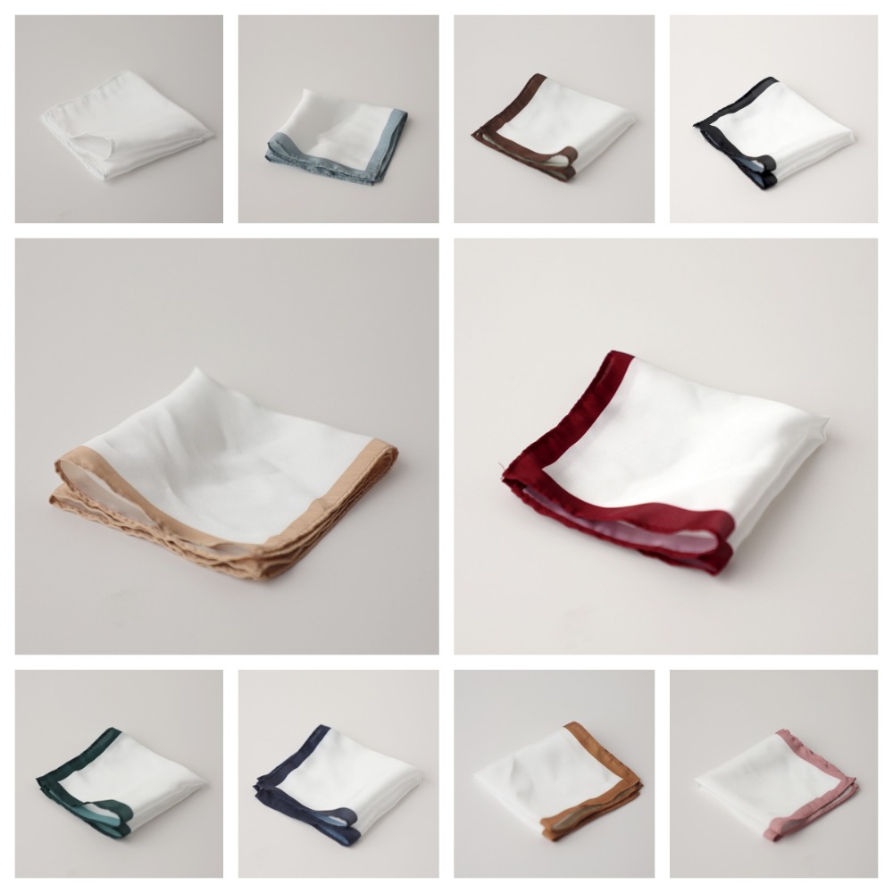 Koreańska męska chusteczka do  – Pocket Square Set recenzja i cena