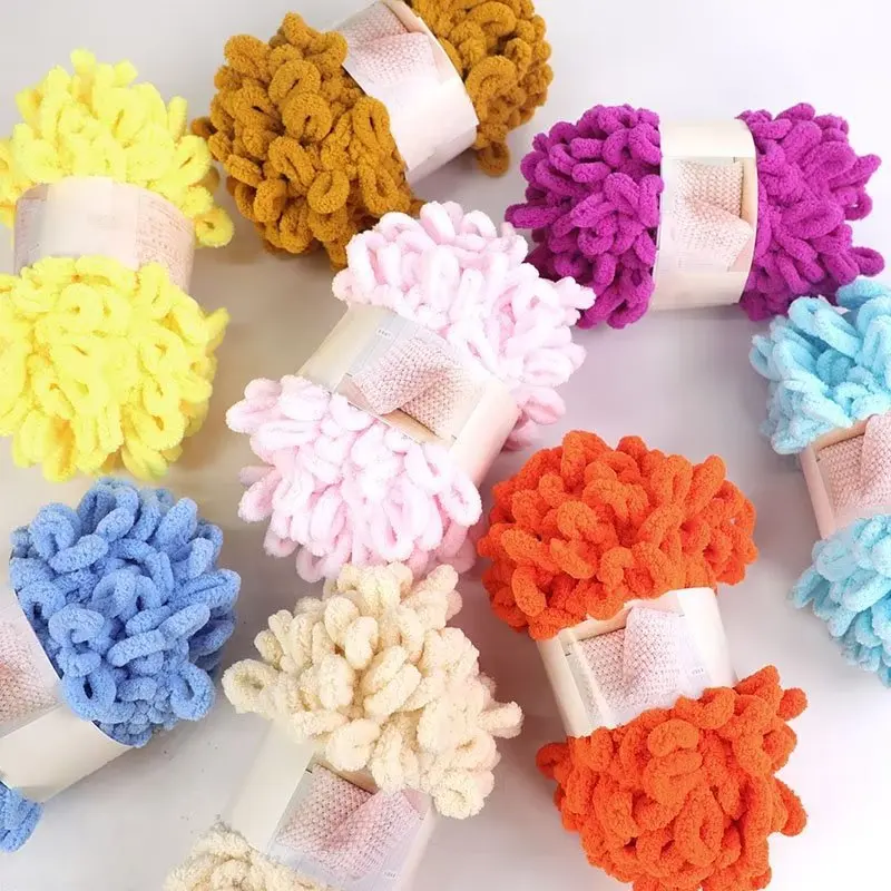 100g/kulka przędza z pętelką n – Woven Scarf Blanket recenzja i cena