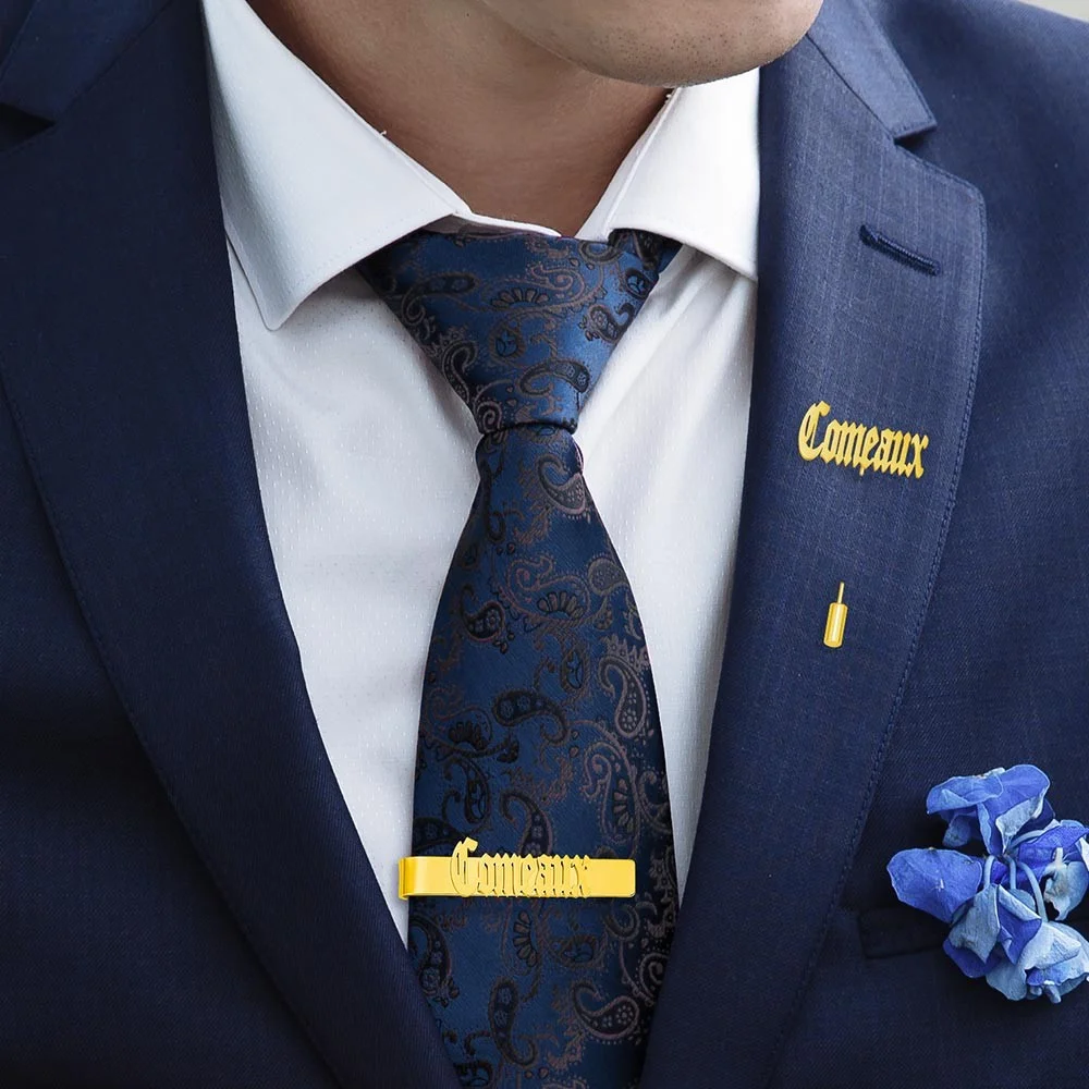 Spersonalizowane spinki do man – Tie Bar Set Gift recenzja i cena