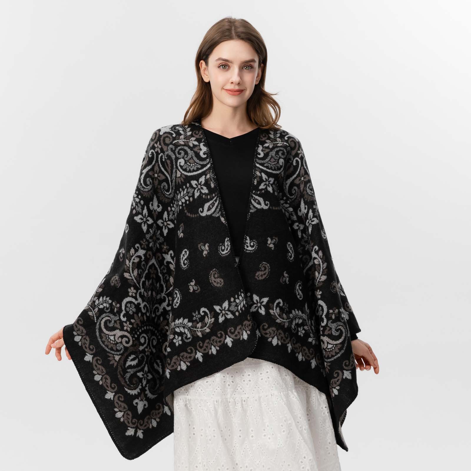 Luksusowy damski szal kaszmiro – Stole Wedding Shawl recenzja i cena