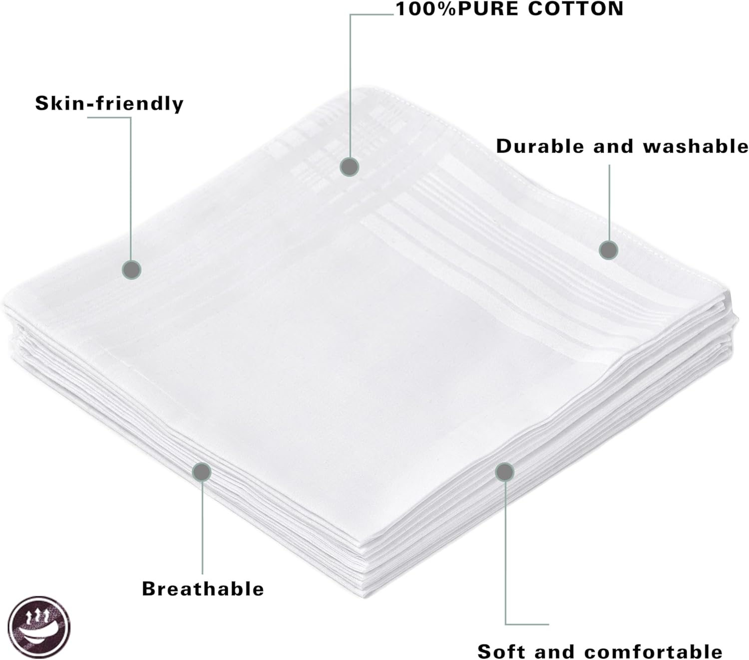 Męska chusteczka do nosa w kol – Handkerchief Cotton Men recenzja i cena