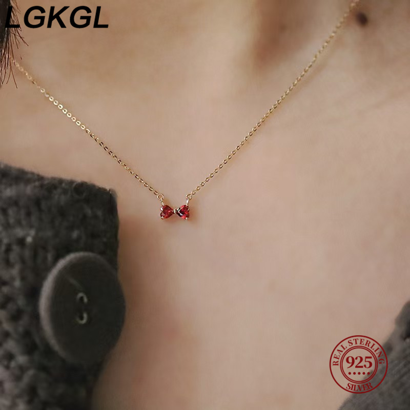 Naszyjnik damski LGKGL Korean  – Tie Clip Silver recenzja i cena
