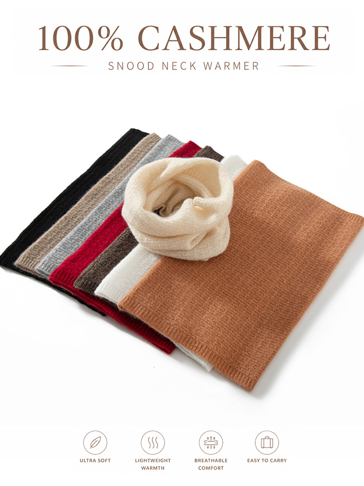 100% Czysty Kaszmirowy Komin z – Infinity Scarf Knit recenzja i cena