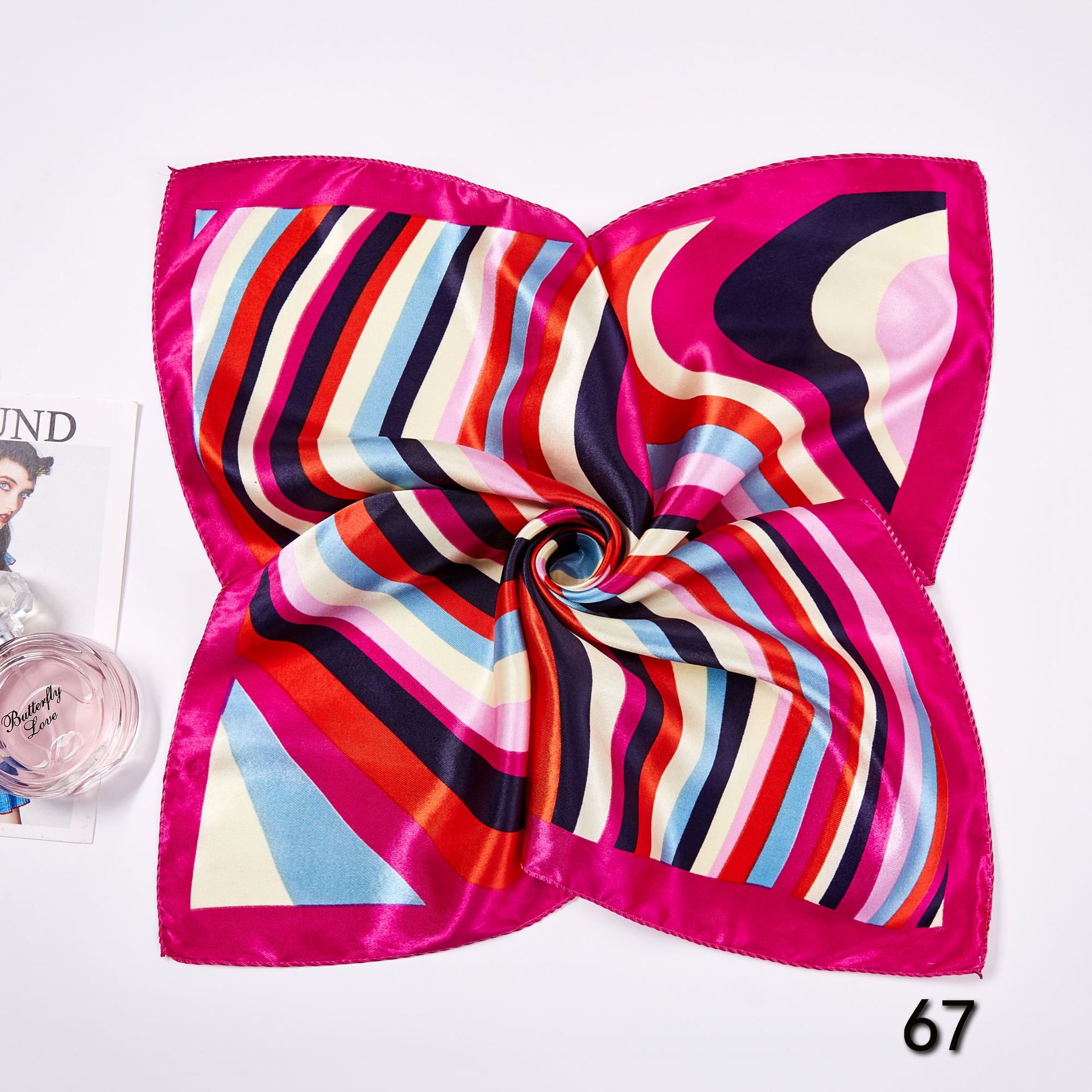 50*50cm kwadratowe jedwabne sz – Scarf Silk Square recenzja i cena