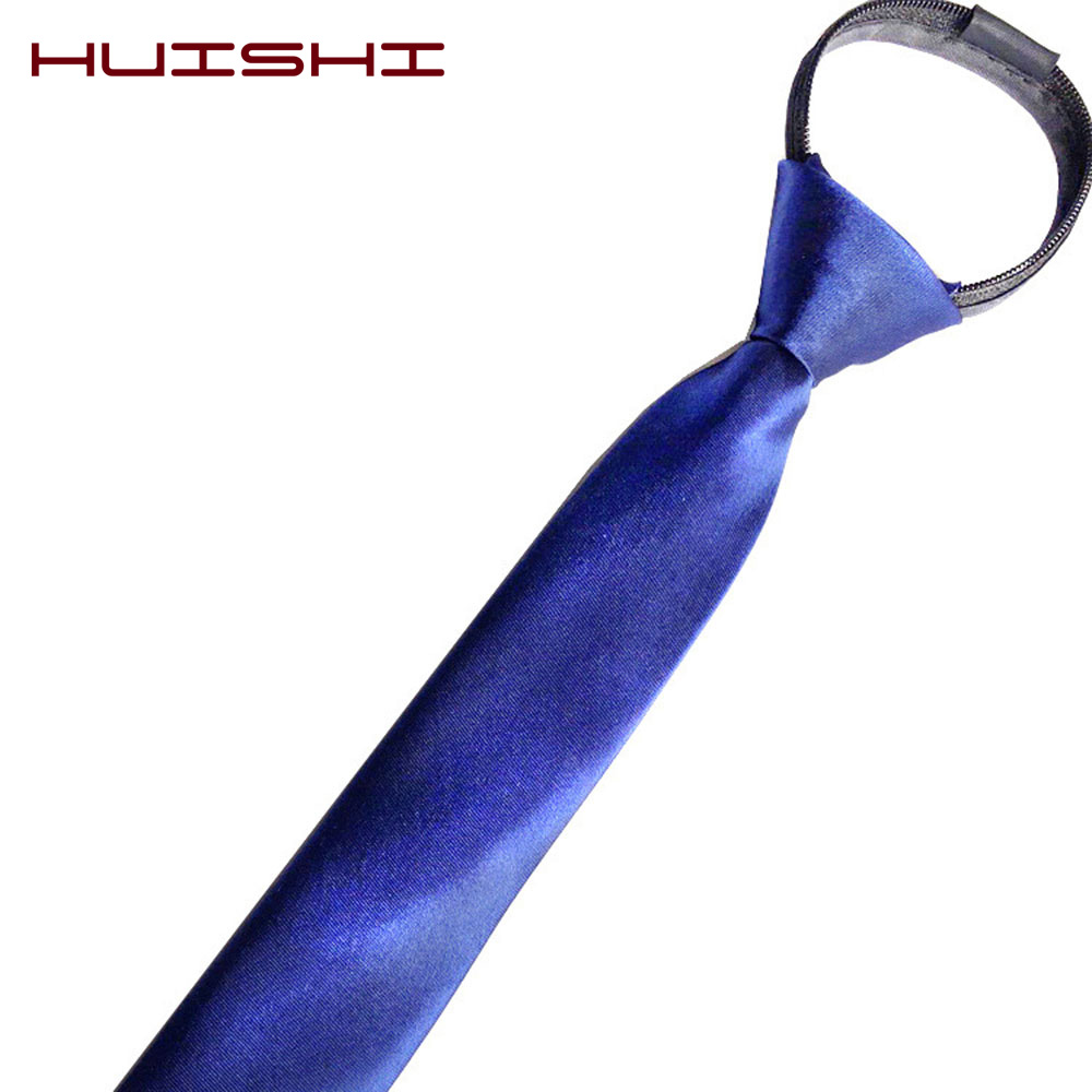 HUISHI wstępnie wiązany zamek  – Skinny Tie Men recenzja i cena
