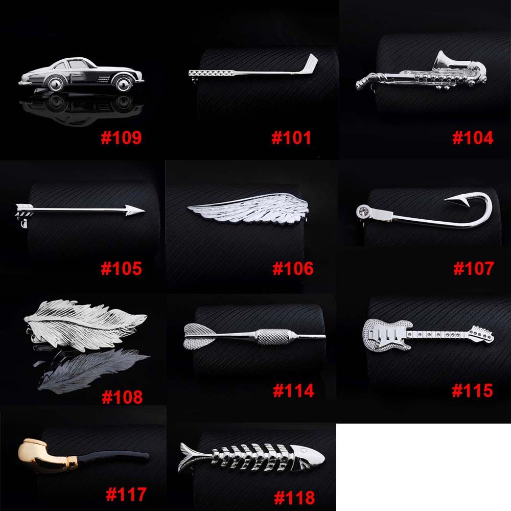 Kreatywny Urok 1 Sztuka Ślubne – Tie Clip Silver recenzja i cena