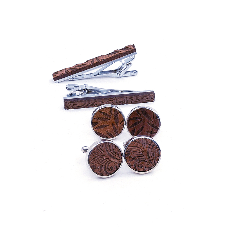 2019 spinki do mankietów spink – Tie Bar Set Gift recenzja i cena