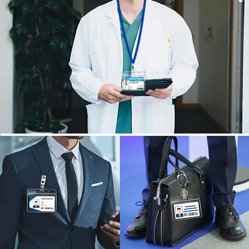 10 zestawów przezroczystych et – Lanyard Badge Holder recenzja i cena