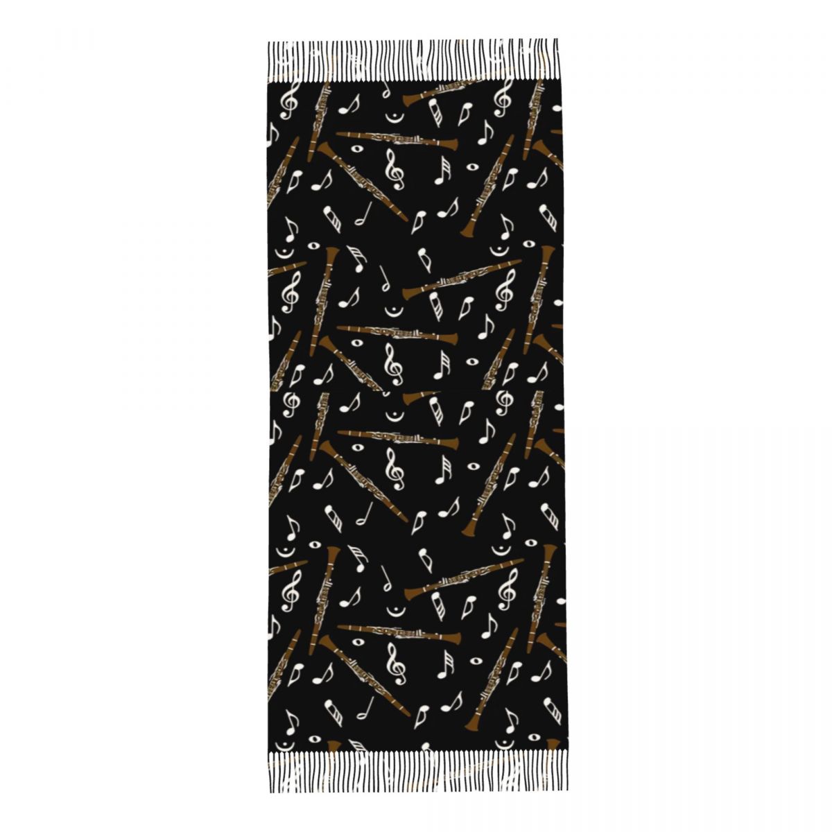 Damski szal z frędzlami, wzór  – Pashmina Wrap Large recenzja i cena