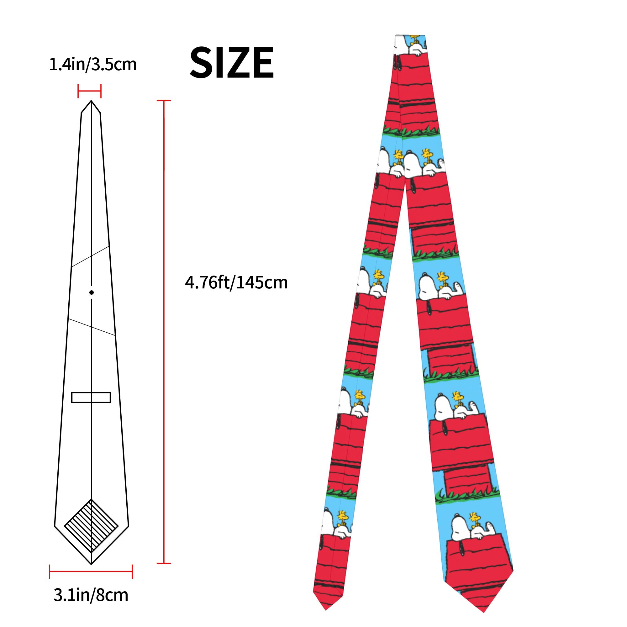 Krawaty Snoopy Woodstock Dogho – Skinny Tie Men recenzja i cena