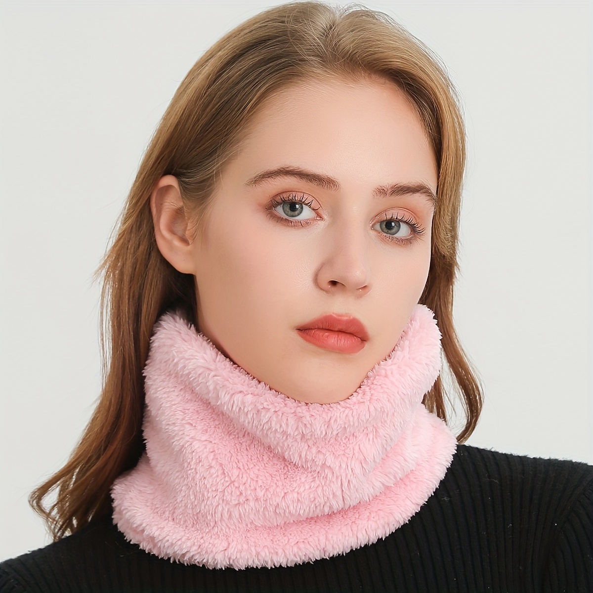 Wiatroszczelny pluszowy szalik – Infinity Scarf Knit recenzja i cena