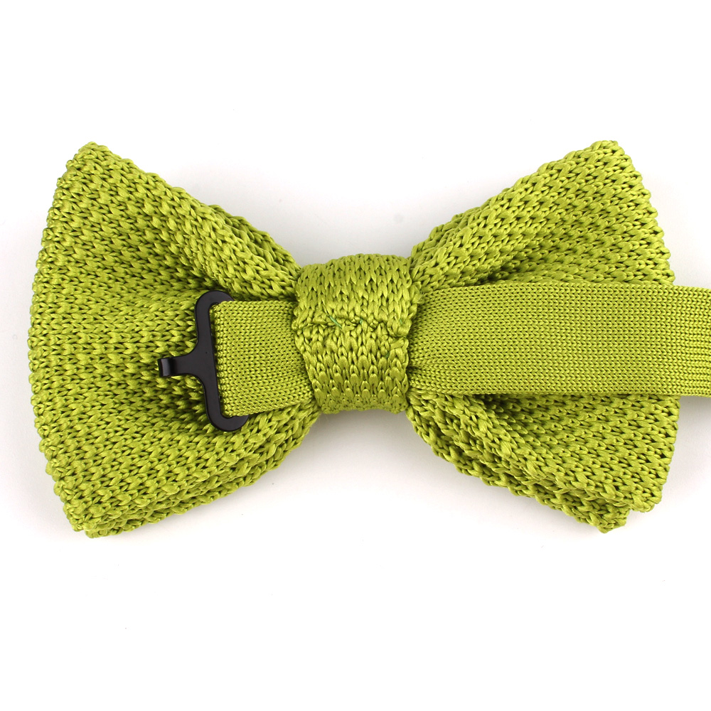 Nowa męska solidna dzianinowa  – Bow Tie Pre Tied recenzja i cena