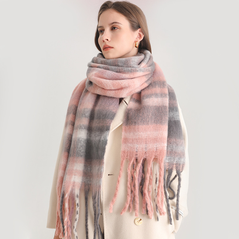 Koreański zimowy szalik z imit – Woven Scarf Blanket recenzja i cena