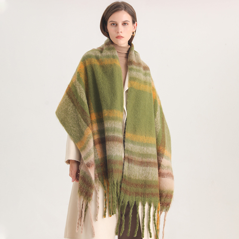 Koreański zimowy szalik z imit – Woven Scarf Blanket recenzja i cena