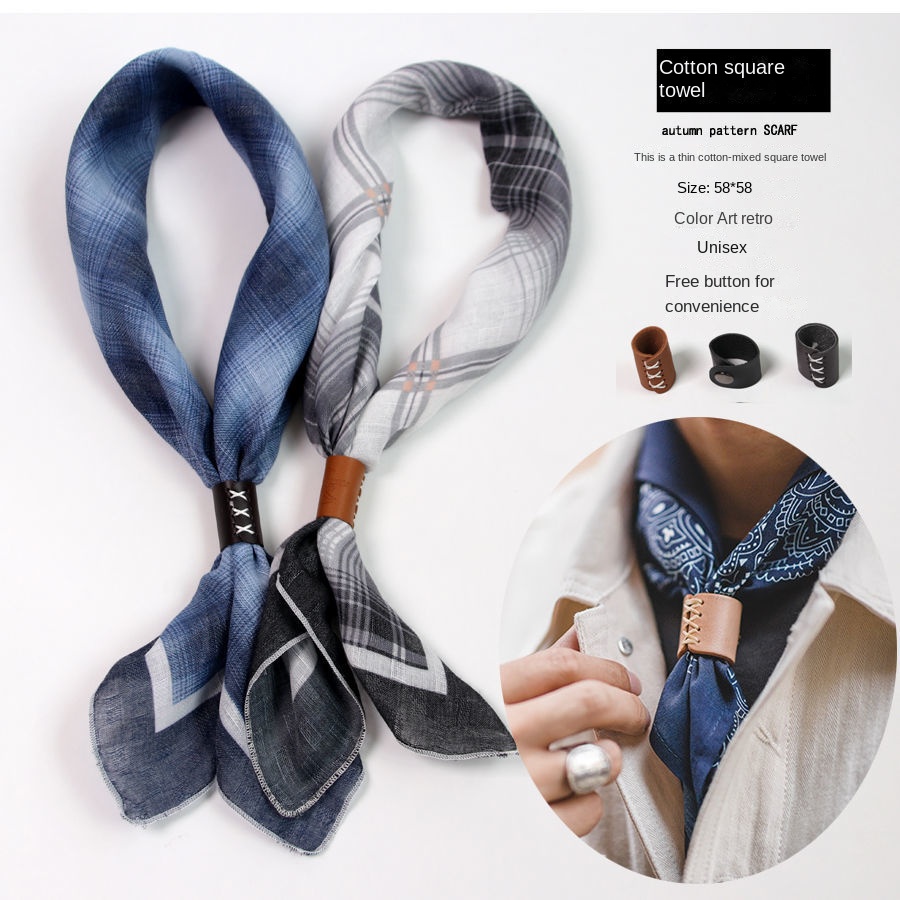 Męski kwadratowy szalik z guzi – Scarf Silk Square recenzja i cena