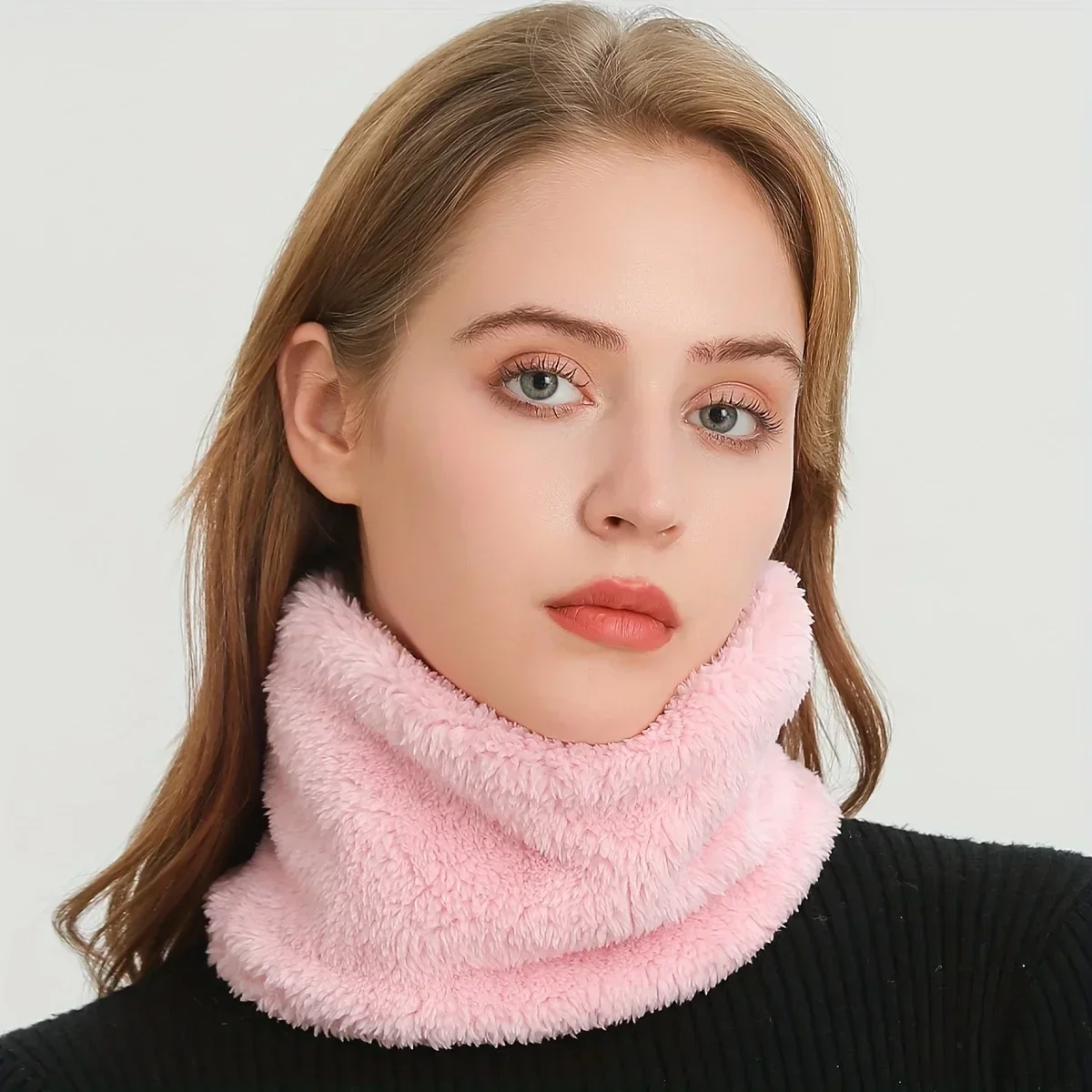 Wiatroodporny pluszowy szalik  – Infinity Scarf Knit recenzja i cena