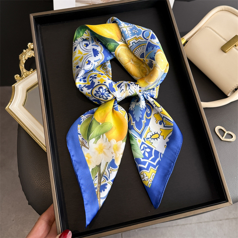 Nowe jedwabne apaszki damskie  – Ascot Neck Scarf recenzja i cena