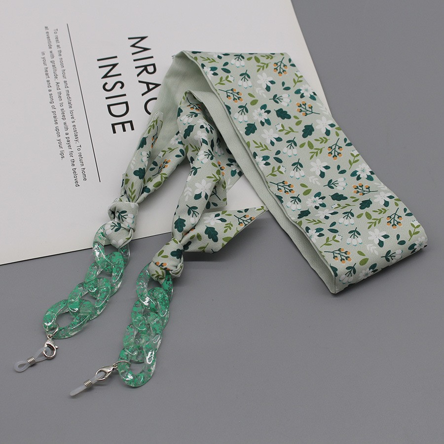 Bohemia Print Silk Scarf Glass – Silk Neck Scarf recenzja i cena